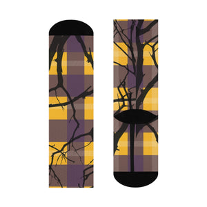 Purple Predator Cushioned Crew Socks